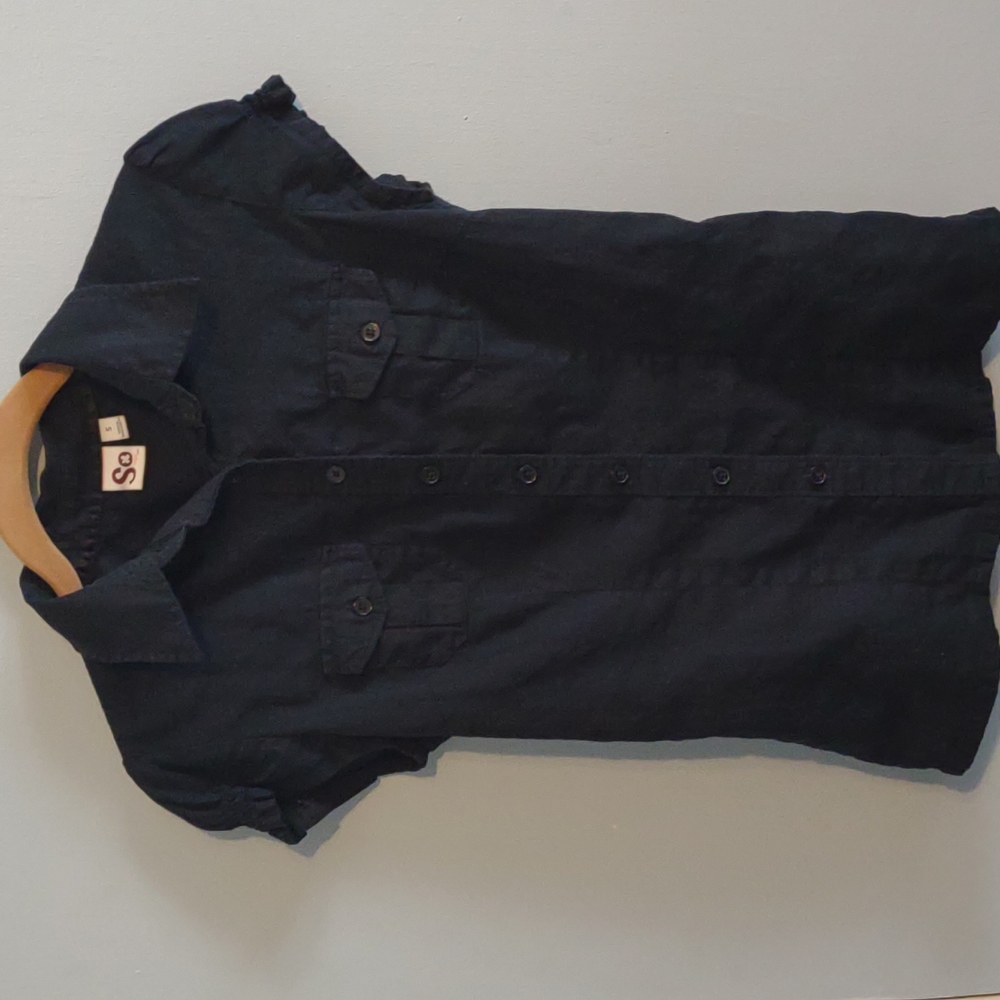 SO button up shirt sleeve shirt